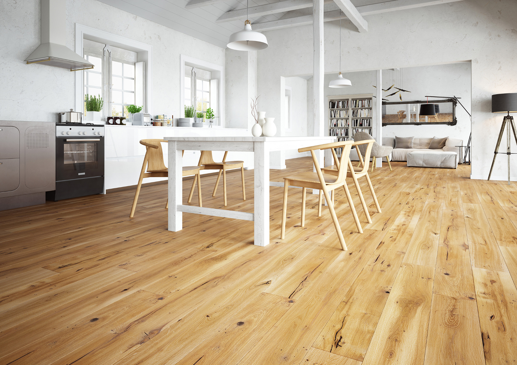 rustic oak flooring